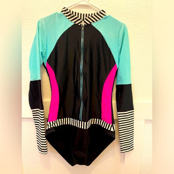 Colorful Long Sleeve Swimsuit - Picture 1 of 3